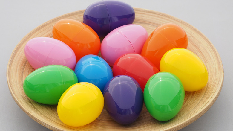 plastic easter eggs