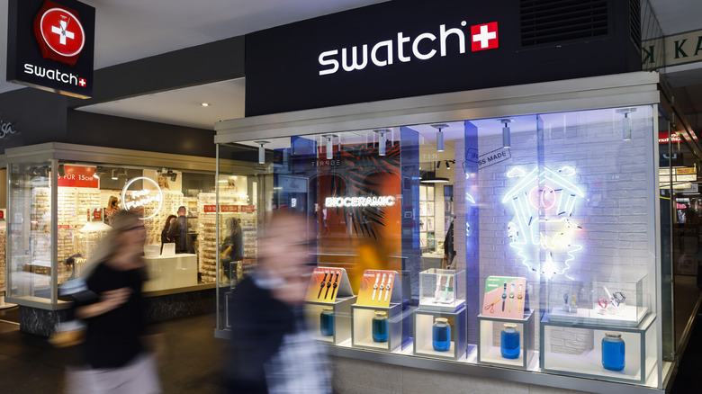 Swatch storefront