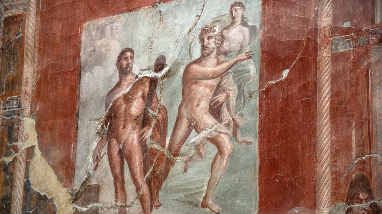 Herculaneum wall fresco