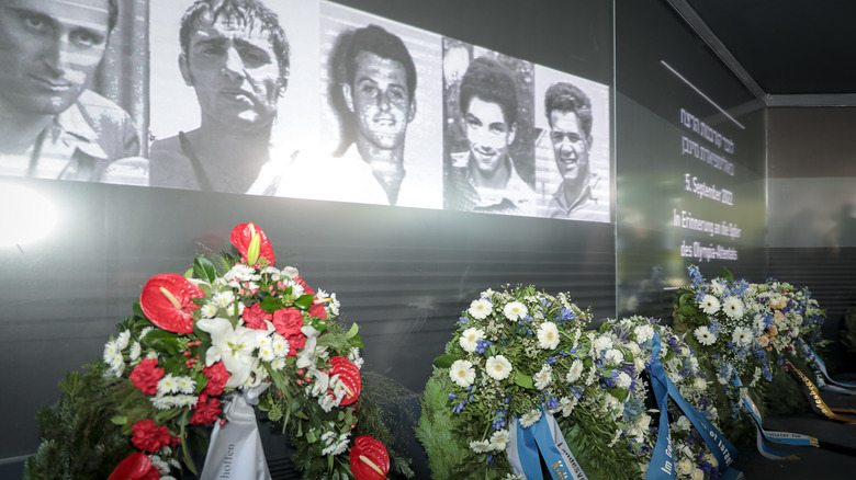 Munich 1972 memorial victims wreaths