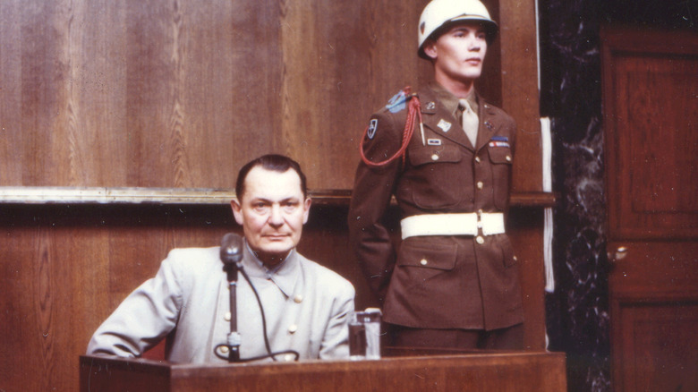 Goring testifies at Nuremberg