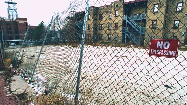 the lot where Jeffrey Dahmer's apartment building stood