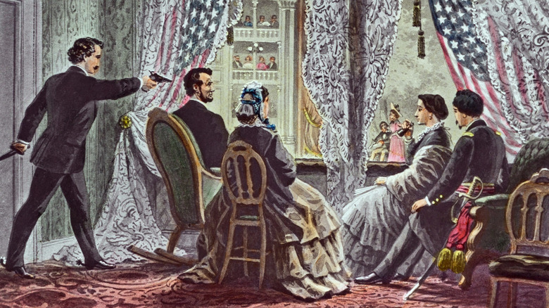 Lincoln assassination artwork