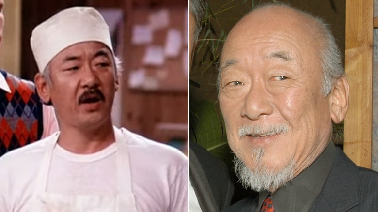 Arnold and Pat Morita