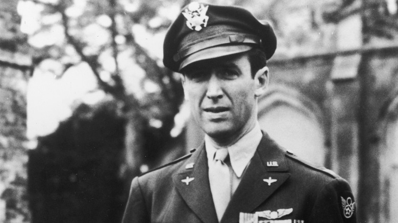 James Stewart in a military uniform