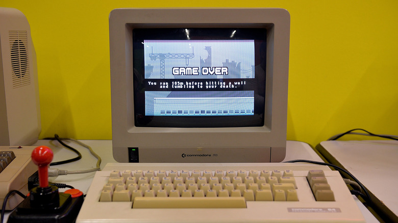 game over on a commodore 64