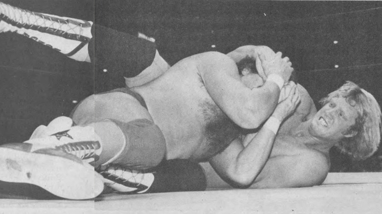 David Von Erich wrestling in ring