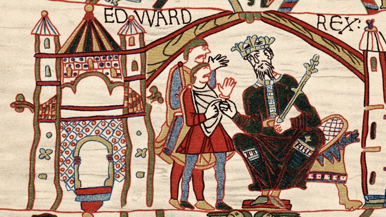 The Bayeux Tapestry featuring Edward the Confessor