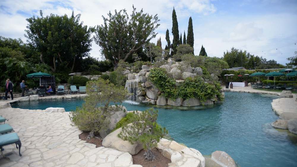 Playboy Mansion swimming pool