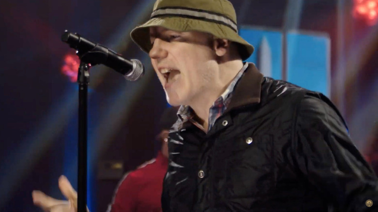 New Radicals singer Gregg Alexander on stage