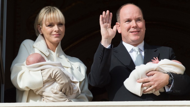 Monaco's royal twins and their parents