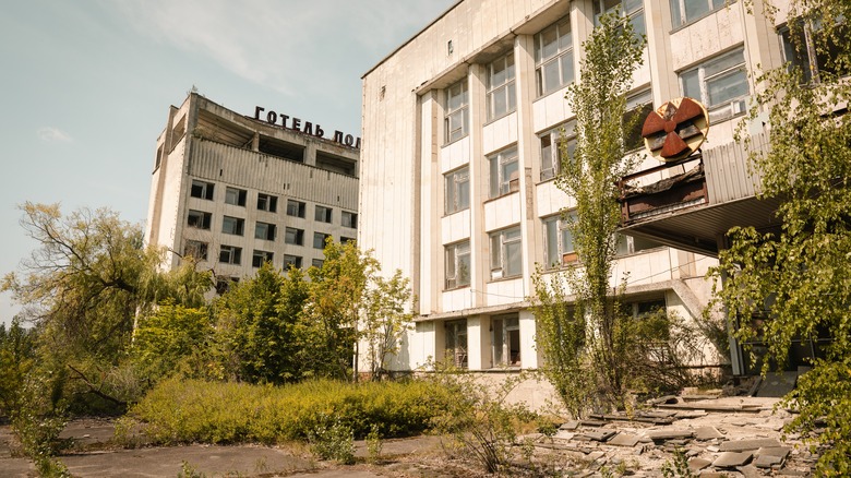 Hotel in Chernobyl exclusion zone