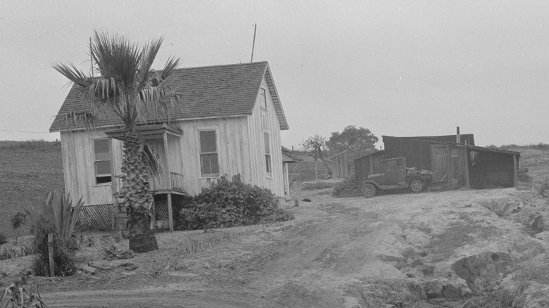 Abandoned Dust Bowl farm