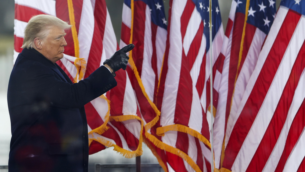 Trump at a rally