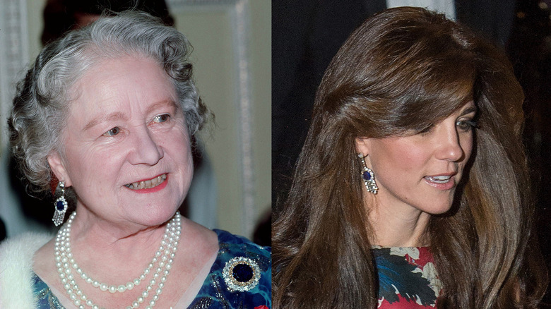 Kate Middleton and the late queen mum