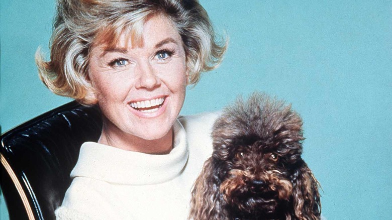 Doris Day with a dog