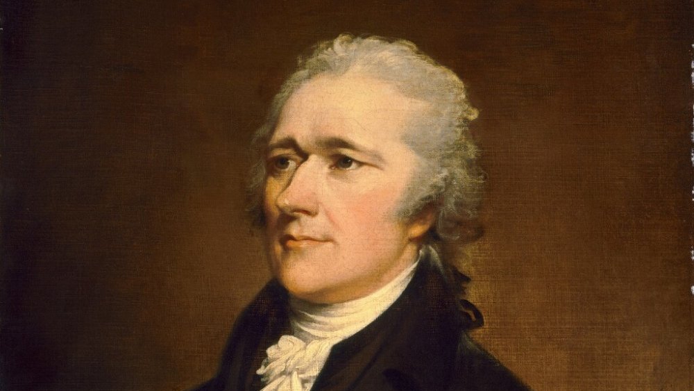 Painting of Alexander Hamilton by John Trumbull, circa 1806