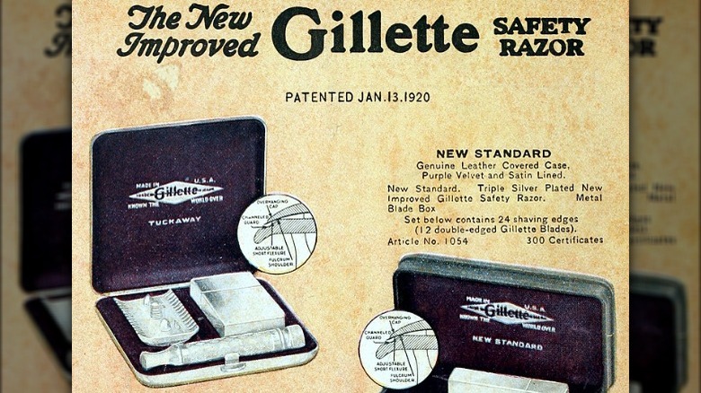 gillette safety razor advertisement