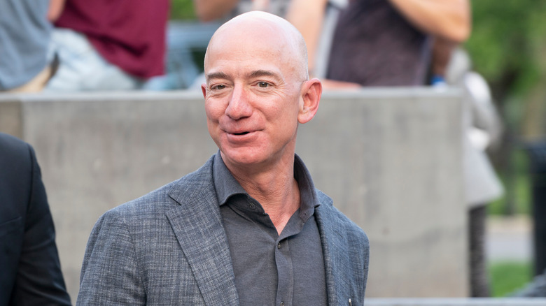 Jeff Bezos walking