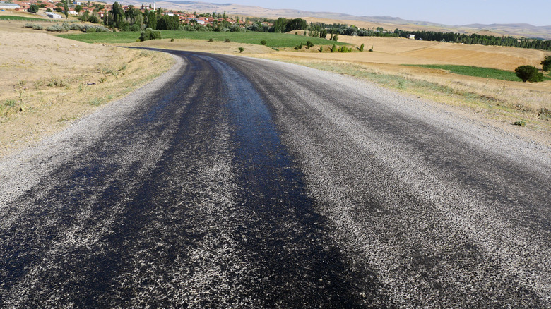 Melting roadway