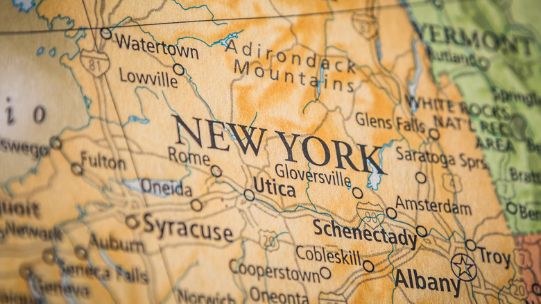 map of New York