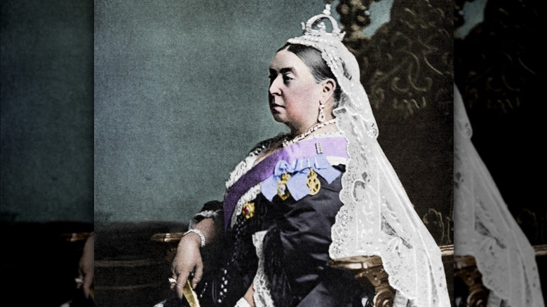 Queen Victoria sitting