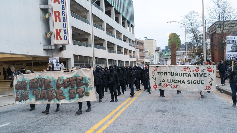 Protest after shooting