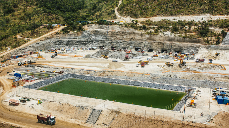 A South African tailings dam