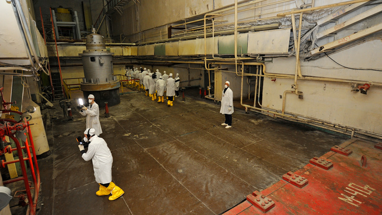 tourists visiting Chernobyl