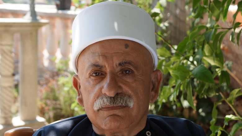 Druze elder in turban 