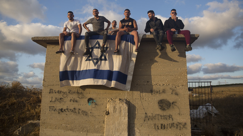 Israeli's watching Iron Dome launch