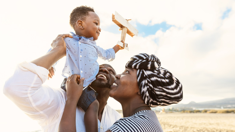 family with baby boy