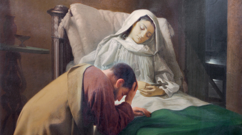 The death of St. Monica