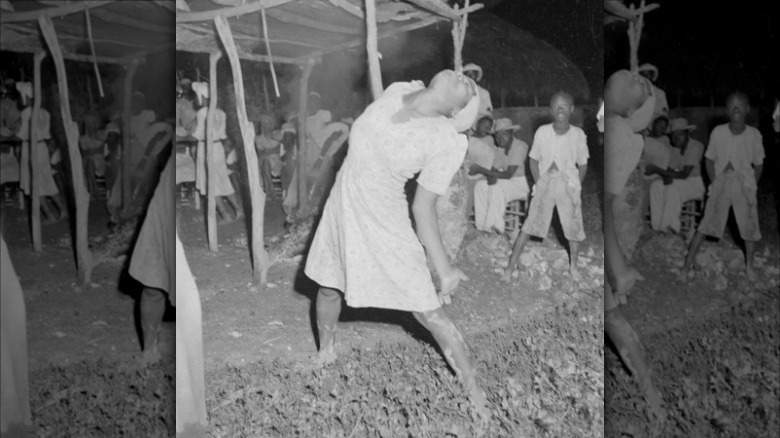 Vodou dancing ritual