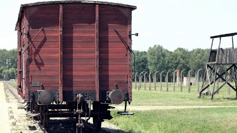 auschwitz train car