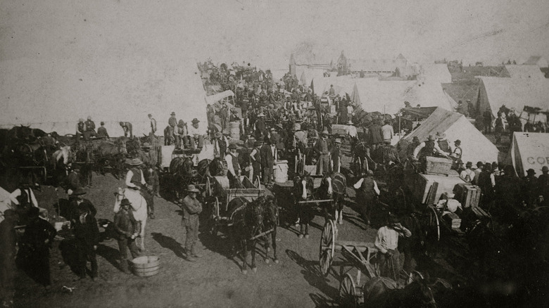 Oklahoma land rush 1889