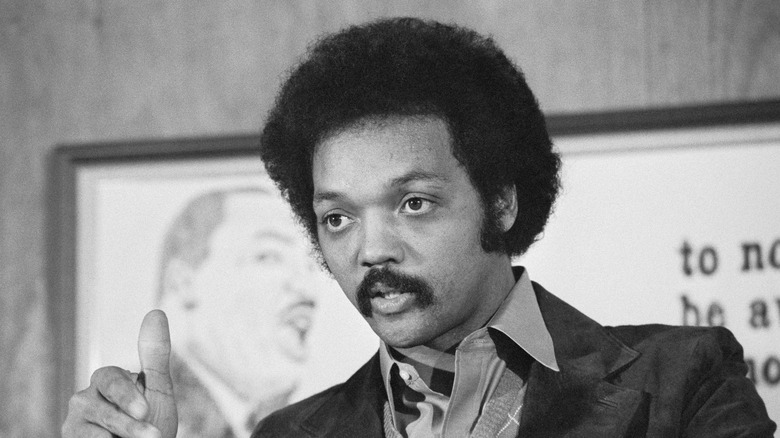 Jesse Jackson suit mustache