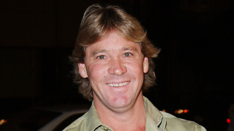 Steve Irwin smiling