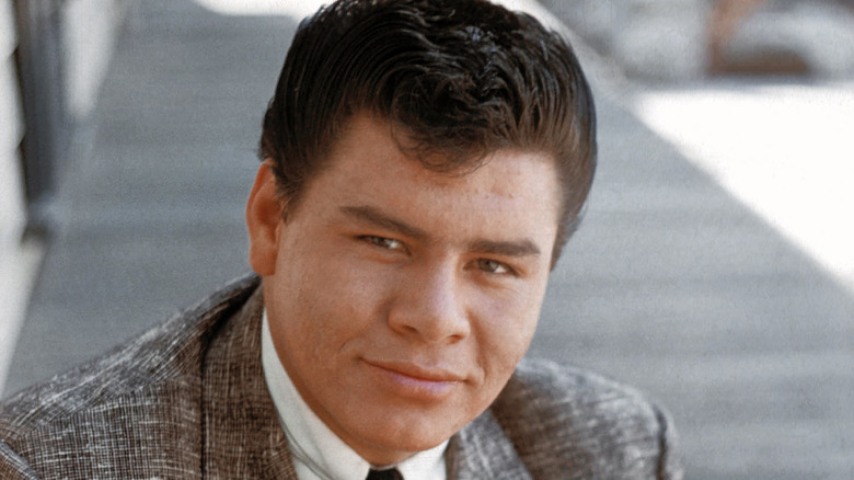 Ritchie Valens wearing a suit