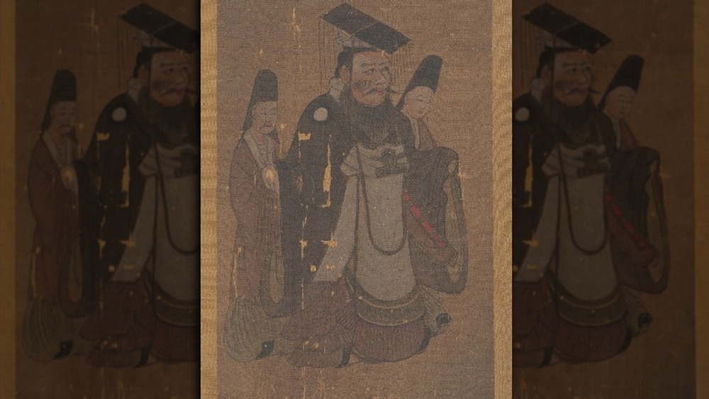 Painting of Emperor and two attendants