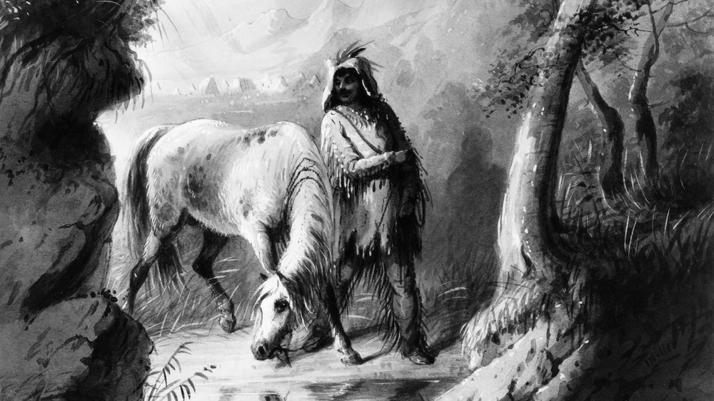 Mountain man Jacob Miller circa 1858-60