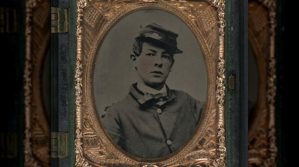 Daguerreotype of drummer Louis D.B. Somerby 