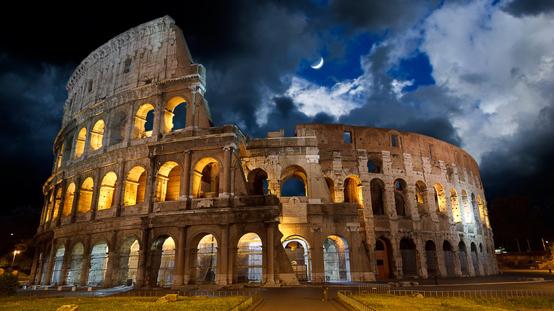 Colosseum by night