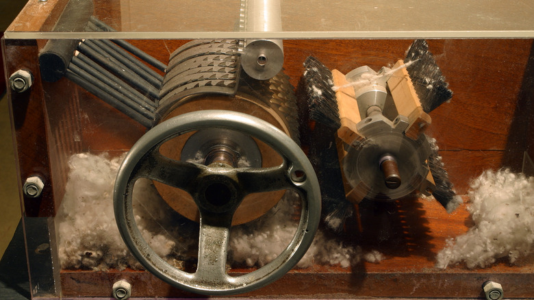 Cotton gin at Eli Whitney Museum