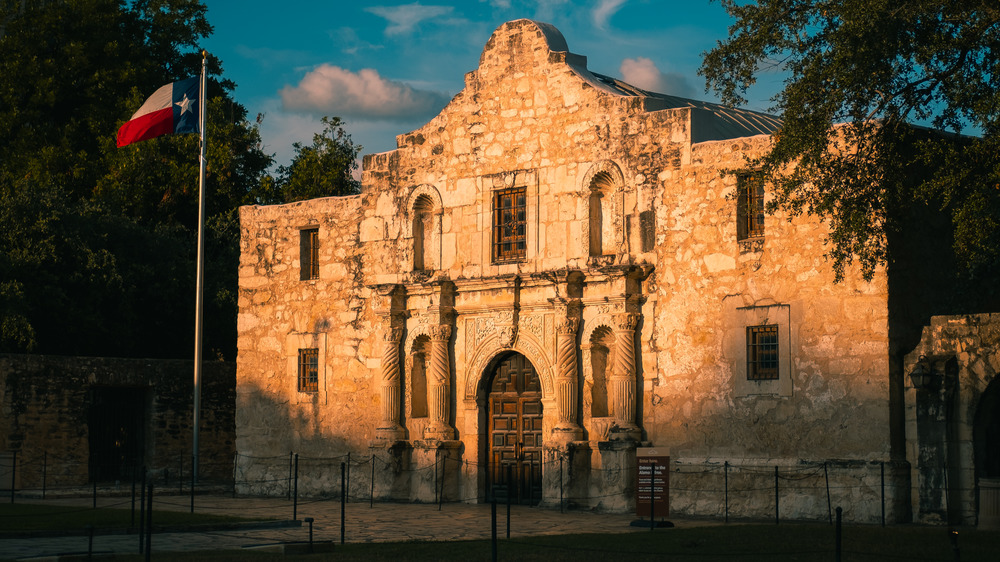 The Alamo sunrise