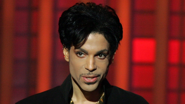 Prince wearing black