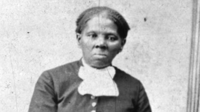 Harriet Tubman looking serious