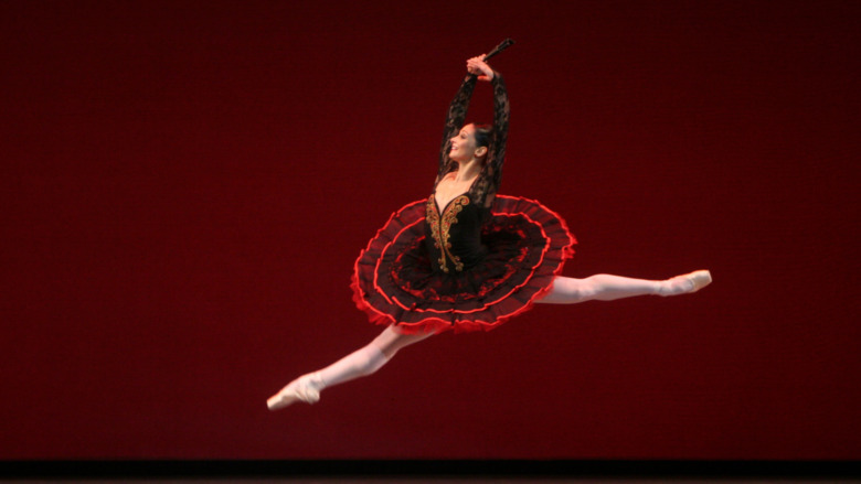 ballerina leaping in don quixote