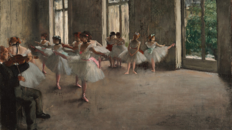 The Rehearsal by Edgar Degas