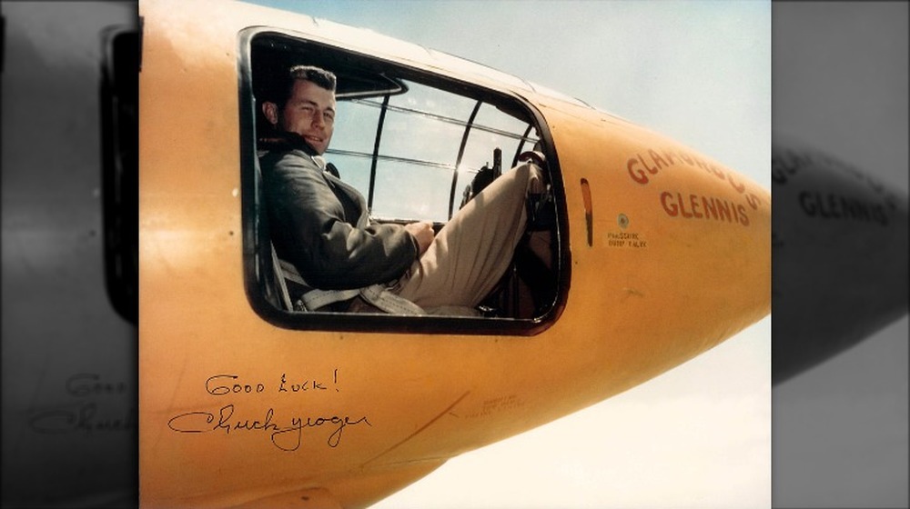 chuck yeager in cockpit 